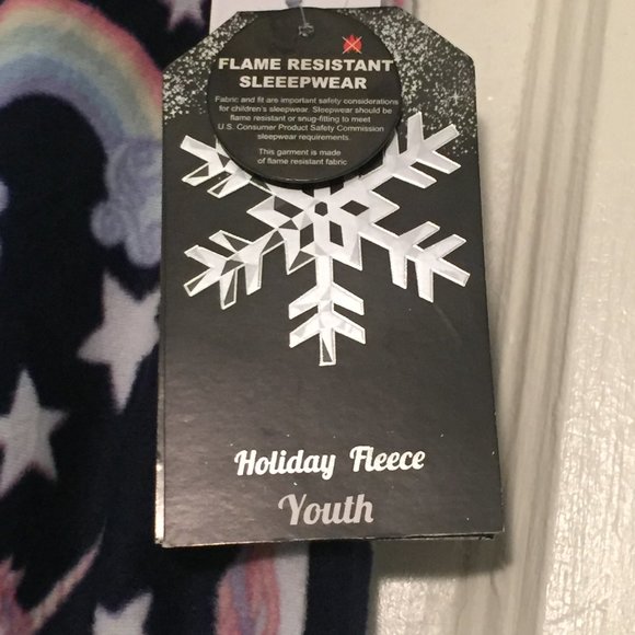 NWT Kids Unicorn PJs size S, L Xmas Holiday Winter - Picture 3 of 3